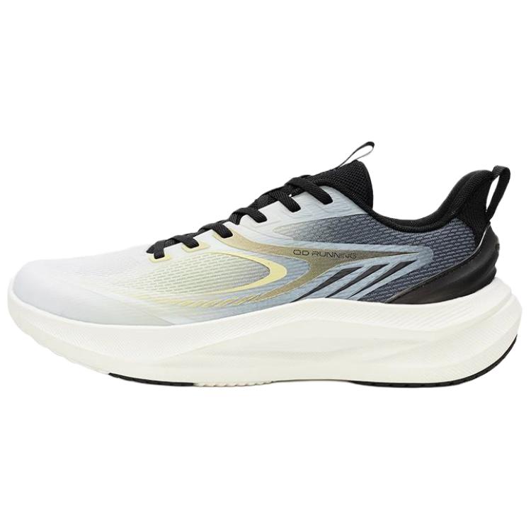 QIAODAN Abrasion Resistant Moisture Wicking Low top Casual Running Shoes Men’s White Green