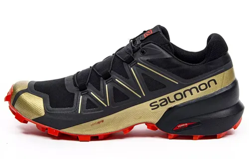SALOMON CROSS Outdoor Shoes Men's Low Top Black/Gold