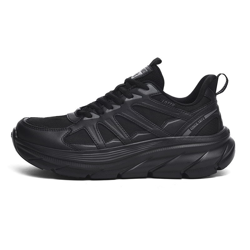 LOTTO Cushioning Slip Resistant Abrasion Resistant Low top Outdoor Shoes Men’s Black