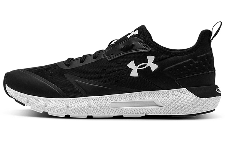 Under Armour Under Armour Charged Rogue Turbo Sports Low Top Running Shoes Men's Black and White