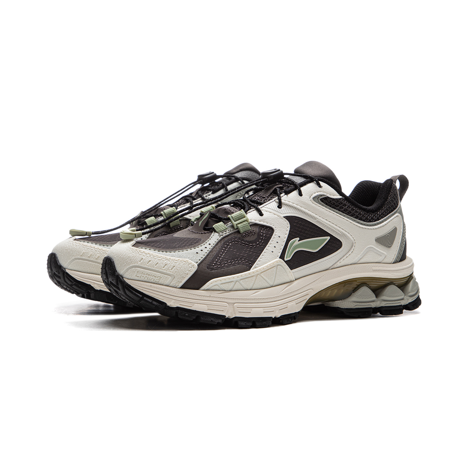 Li Ning Fuyao 2.0 Trail V2 Slip Resistant Abrasion Resistant Low top Running Shoes Women’s Black White