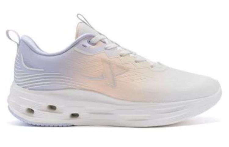 XTEP Cushioning Abrasion Resistant Breathable Low top Running Shoes Women’s White Pink