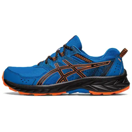 Asics Gel Venture 9 Low top Casual Running Shoes Men's Blue Orange