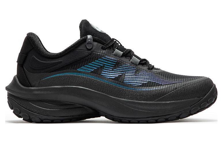 361° Cushioning Slip Resistant Abrasion Resistant Low top Running Shoes Women’s Black Blue