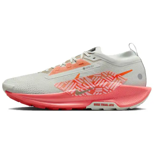 Nike React Pegasus Trail 5 Gore Tex Light Silver Light Wild Mango Vintage Coral Hyper Crimson