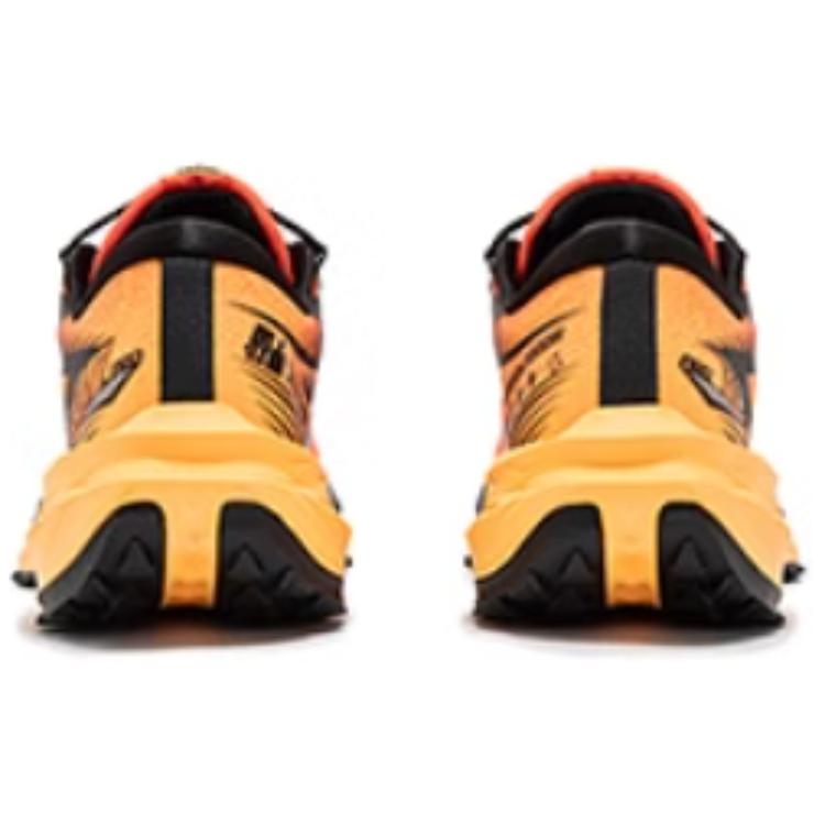 361° Cushioning Slip Resistant Abrasion Resistant Low top Running Shoes Men’s Orange Black