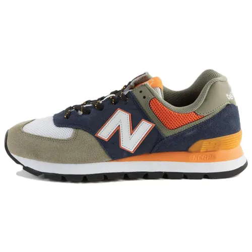 New Balance NB 574 Comfortable Round Toe Low top Running Shoes Men's Green