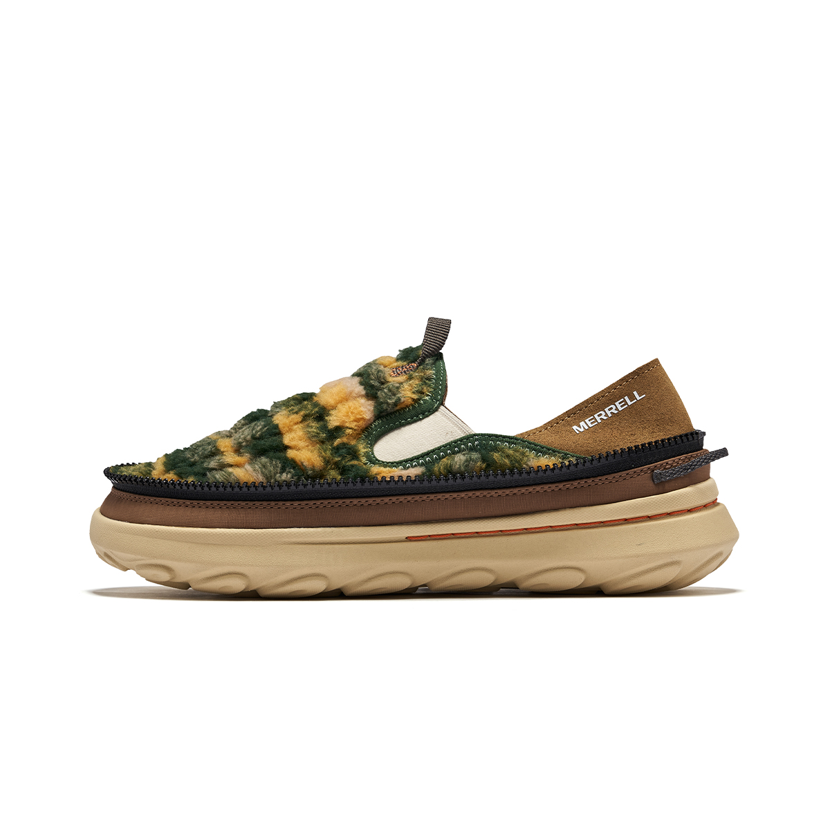 MERRELL HUT MOC 2 PACKABLE COZY Lightweight Low top Outdoor Shoes Men’s Yellow Green