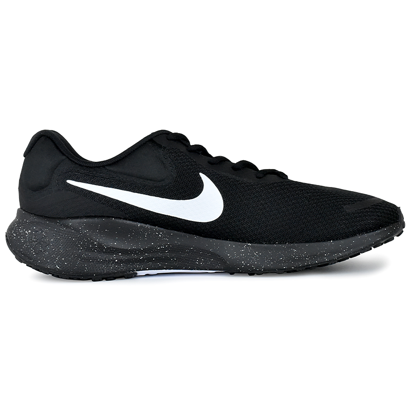 Nike REVOLUTION 7 Cushioning Lightweight Low top Running Shoes Unisex Black