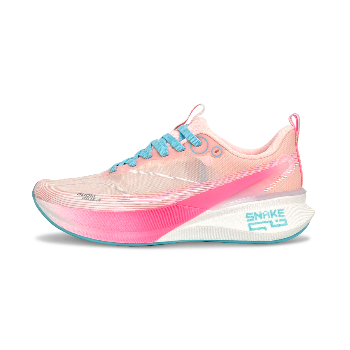 Li Ning Red Hare 8PRO Slip Resistant, Abrasion Resistant, Breathable Low top Casual Running Shoes Unisex Pink Blue