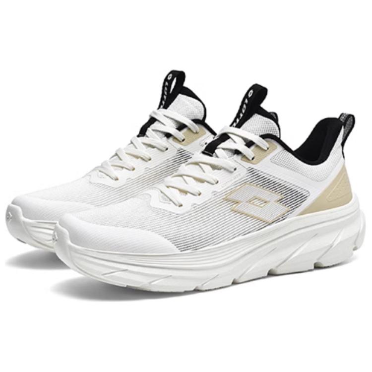 LOTTO Slip Resistant Abrasion Resistant Low top Running Shoes Men’s White