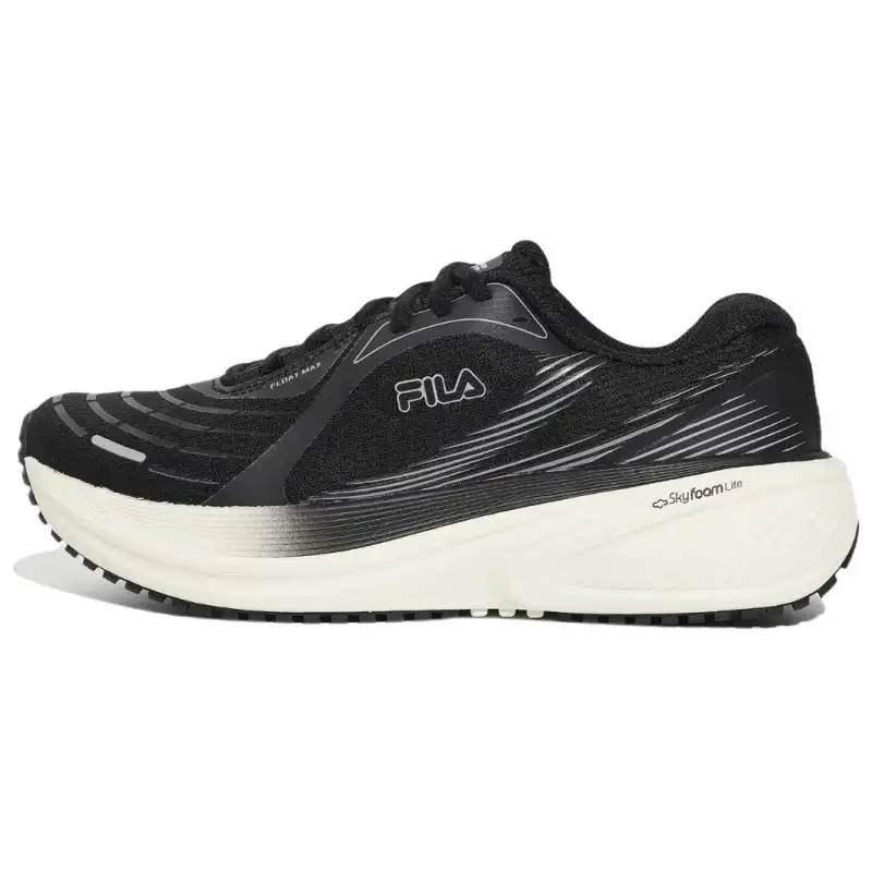 FILA Float Ma Abrasion Resistant Abrasion Resistant Low top Running Shoes Unisex Black