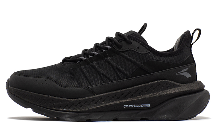361° Fiery Rain Screen Slip Resistant, Abrasion Resistant, Breathable Low top Running Shoes Men’s Obsidian Black