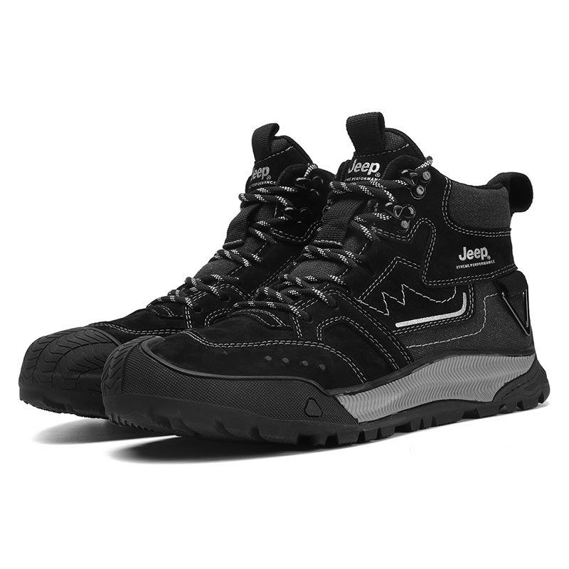 Jeep Mid top Outdoor Shoes Men’s Black