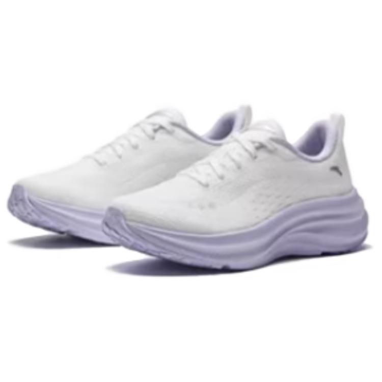 Anta Leaves 2.0 Slip Resistant Abrasion Resistant Low top Casual Running Shoes Women’s White Purple