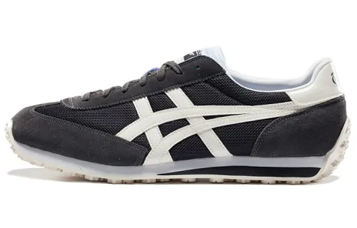 Onitsuka Tiger Edr 78 Sports Cushioning Slip Resistant Abrasion Resistant Low top Running Shoes Unisex Black White