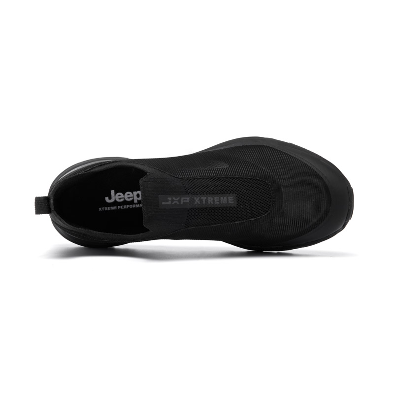 Jeep Comfortable Fabric Low top Casual Running Shoes Men’s Black