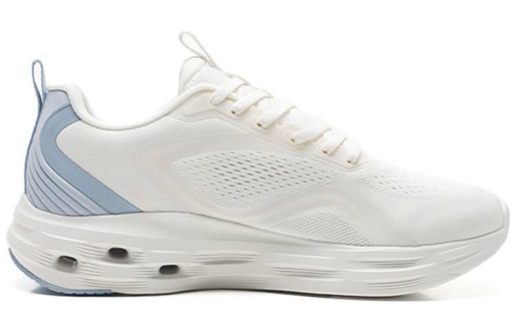XTEP Cushioning Breathable Low top Running Shoes Men’s Sail White/Dusty Blue