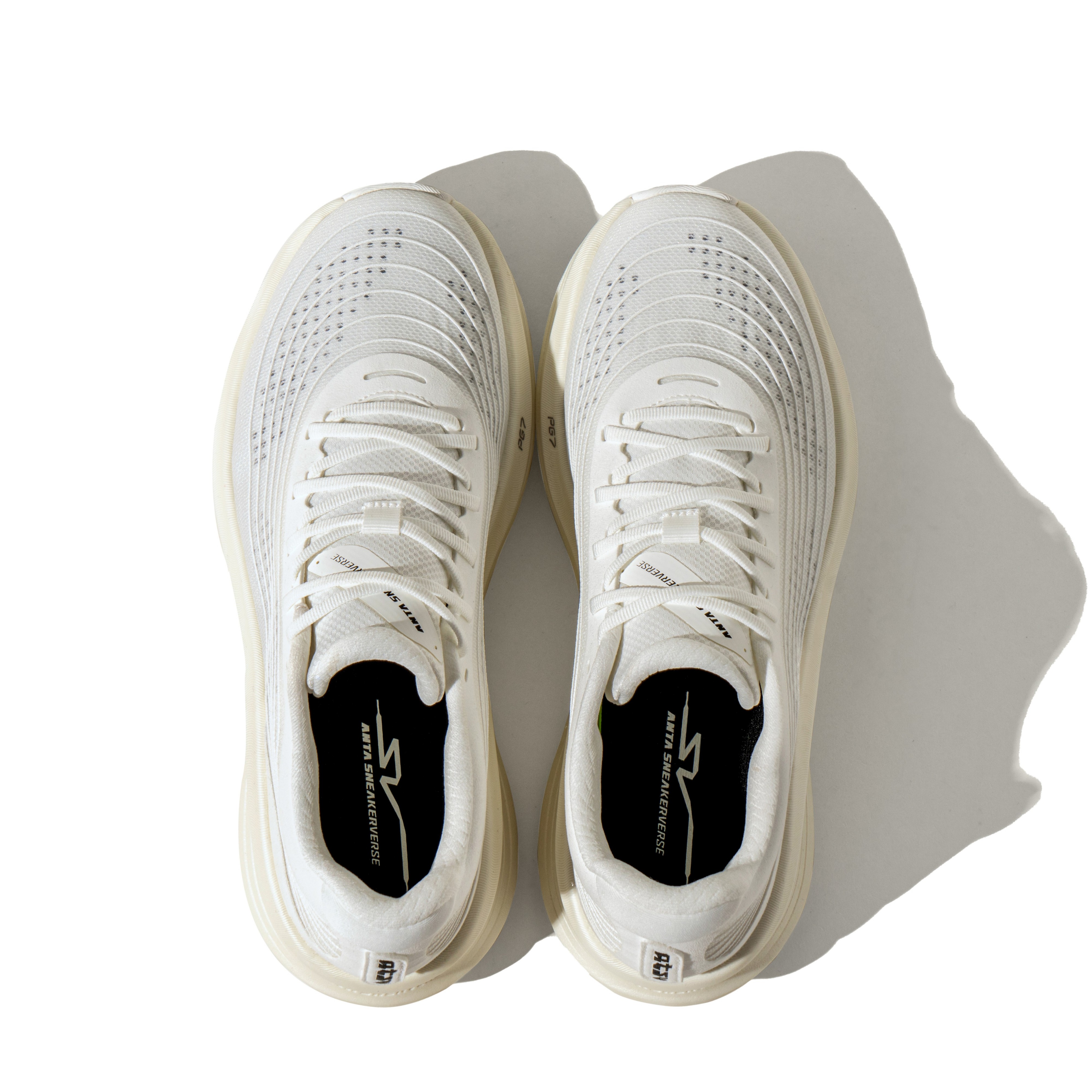 ANTA SNEAKERVERSE Cushioning Breathable Low top Casual Running Shoes Men’s Papyrus White