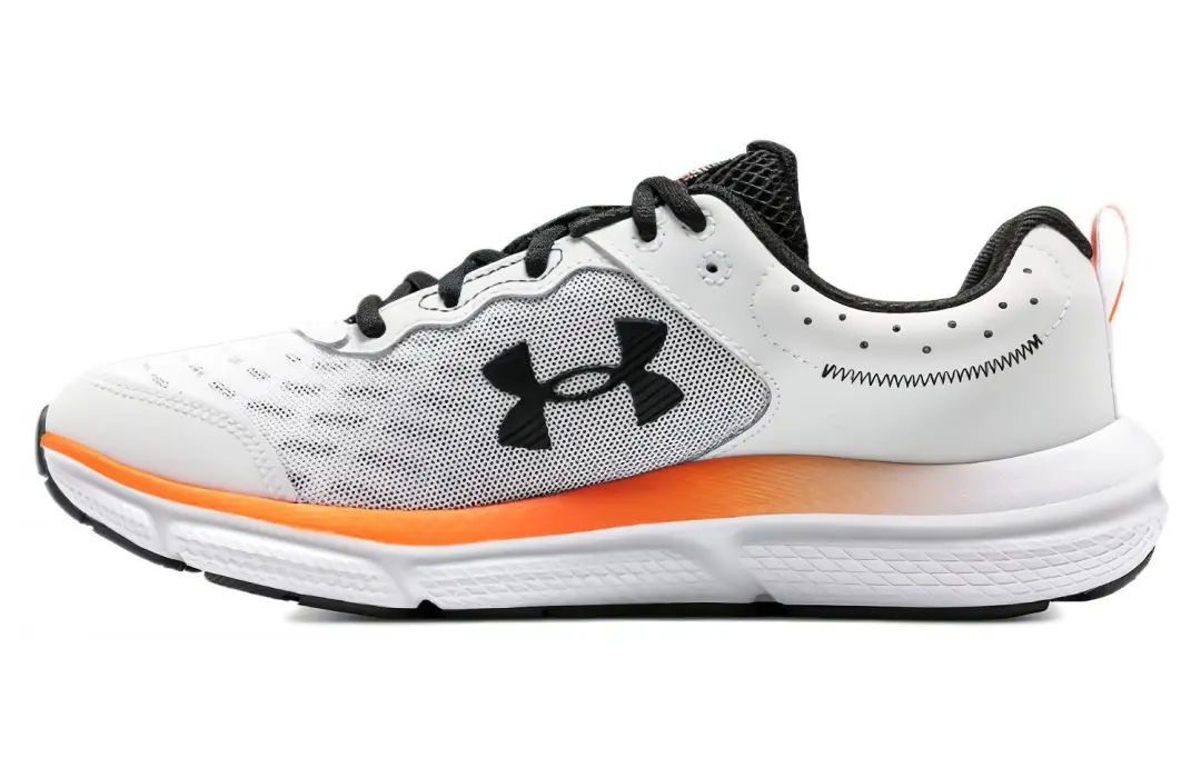 Under Armour Charged Assert 10 Low top Training Long Distance Running Sprint Running Shoes Men's White