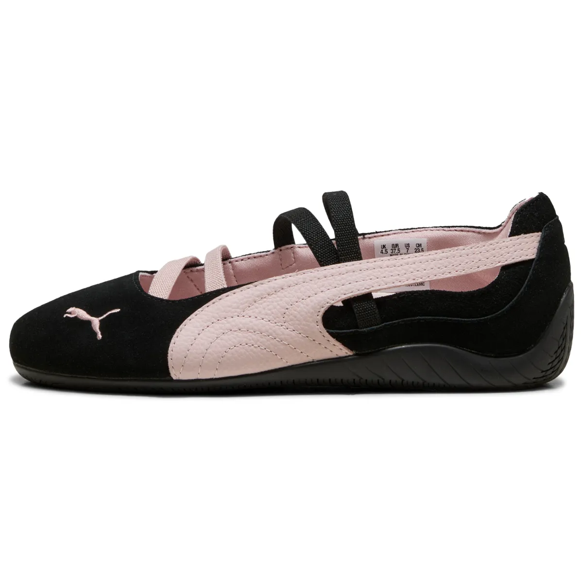 PUMA Speedcat Ballet Thin Sole German Trainer Ballet Shoes Comfortable Retro Fashionable Versatile Wear-Resistant Mary Jane Shoes Women's Black Pink