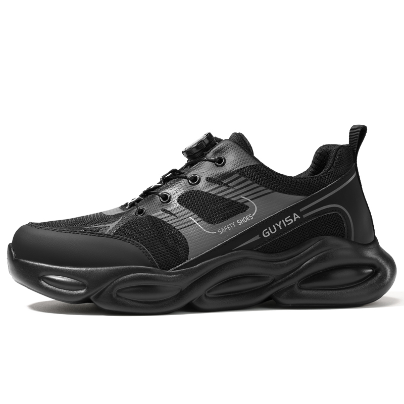 LANOUDUN Non slip Lightweight Low top Outdoor Shoes Unisex Black