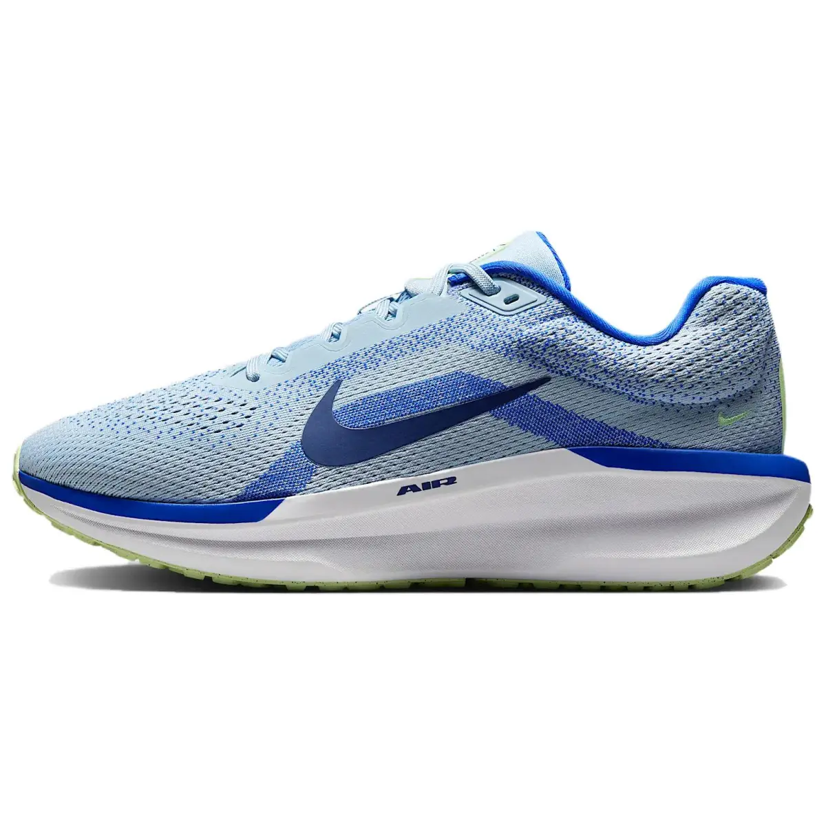 Nike Winflo 11 Slip Resistant Abrasion Resistant Low top Casual Training Running Shoes Men's Blue