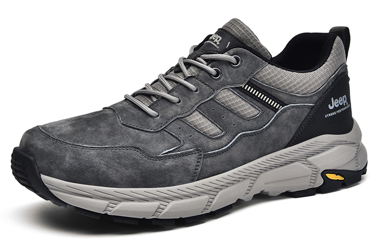Jeep Pigskin Low top Outdoor Shoes Men’s Gray
