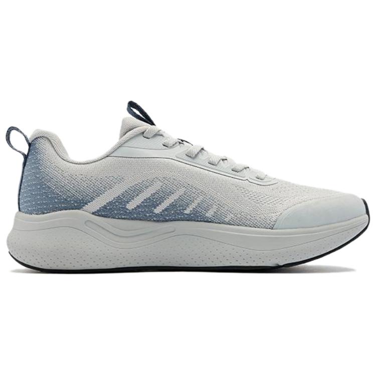 QIAODAN Variety Training Collection Abrasion Resistant Breathable Low top Casual Running Shoes Men’s Gray Blue