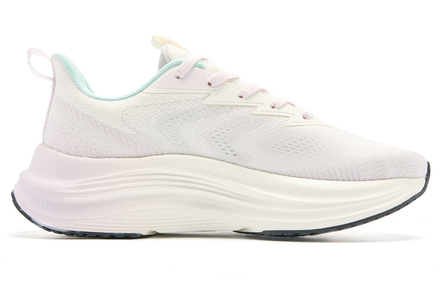 QIAODAN Cushioning Slip Resistant Abrasion Resistant Low top City Commuting Running Shoes Women’s White Purple