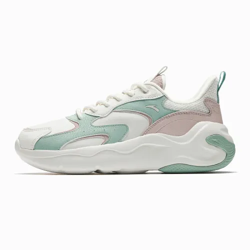 Anta Abrasion Resistant Height Increasing Slip Resistant Low top Chunky Sneakers Women's