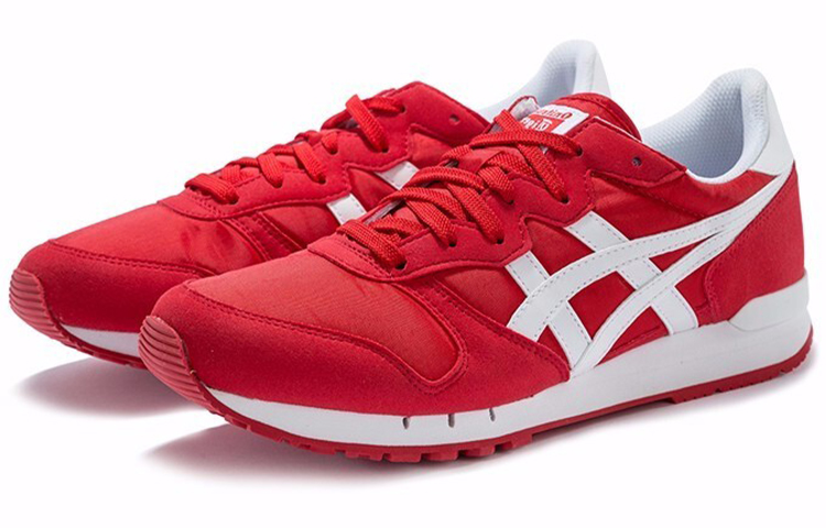 Onitsuka Tiger Alvarado Textile, Synthetic Leather Cushioning Slip Resistant Abrasion Resistant