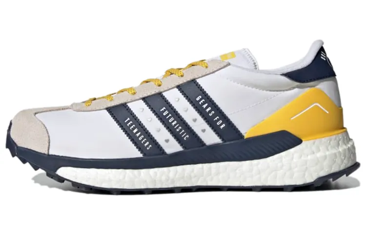 HUMAN MADE x Adidas Originals COUNTRY Low top Running Shoes Men's White Gray Blue