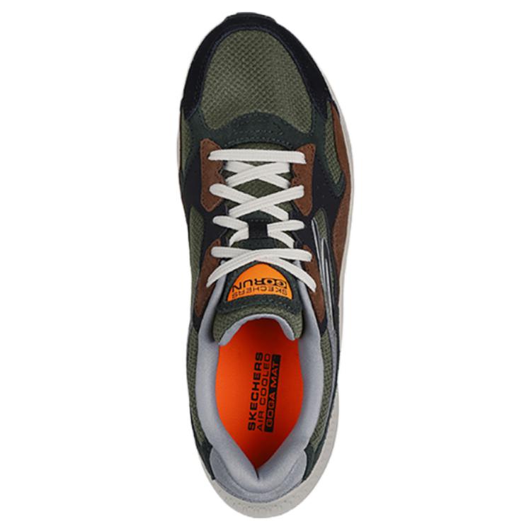Skechers GO RUN Comfortable Low top Casual Running Shoes Men’s Black Green Brown