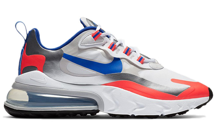 Женские кроссовки Nike Air Max 270 (белыйсинийоранжевый) — фото 2