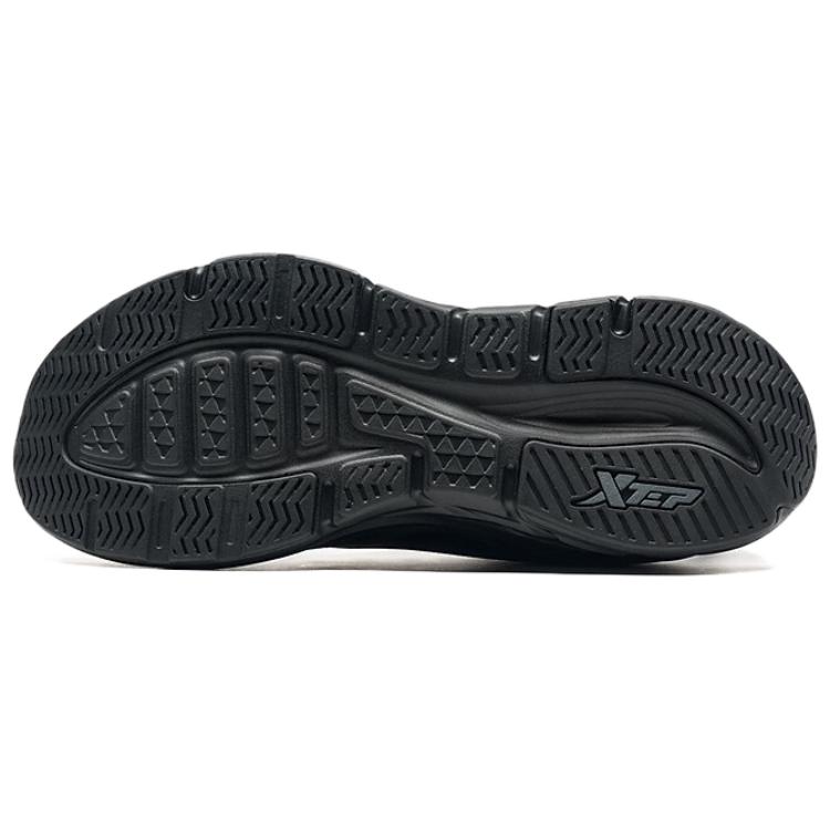 XTEP Cushioning Breathable Lightweight Low top City Commuting Running Shoes Men’s Black
