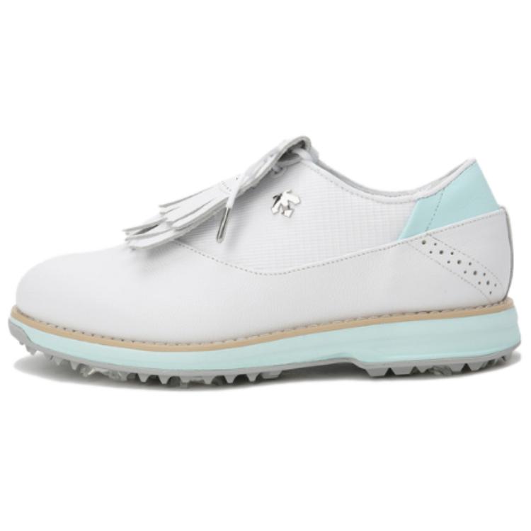 DESCENTE PRO CLASSIC LACE Cushioning, Wear Resistant Low top Golf Shoes Women's White Green