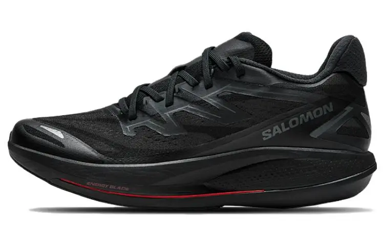 SALOMON Phantasm 2 Mesh Cushioning Slip Resistant Abrasion Resistant Low top Running Shoes Unisex Black