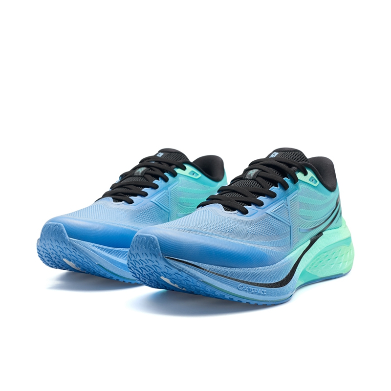 XTEP 5 Speed 3 Low top Casual Training Running Shoes Men’s Green Blue