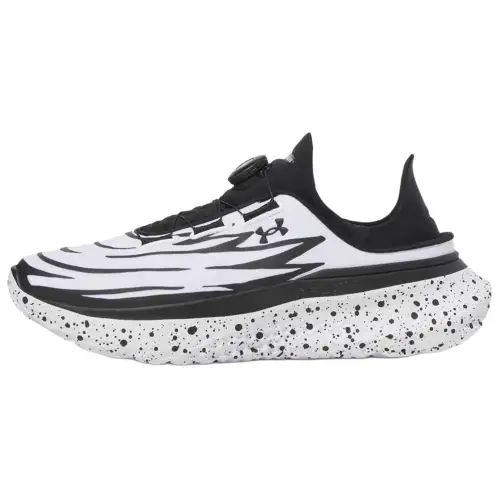 Joshua Vides x Under Armour SlipSpeed Low top Casual Running Shoes Unisex White Black