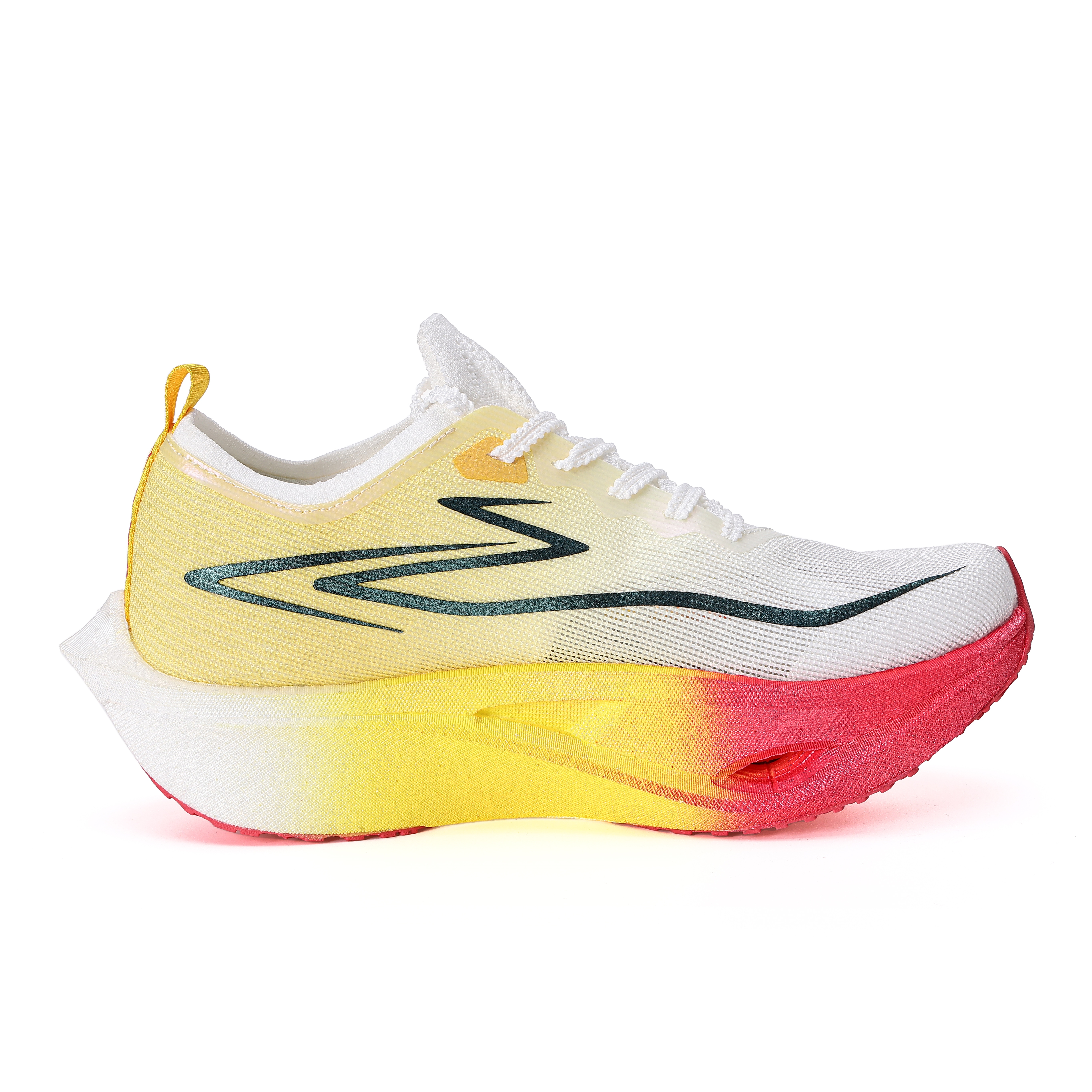 XIANGPAO Low top Genuine Carbon Plate Long Distance Running Shoes Unisex Yellow Plum Season