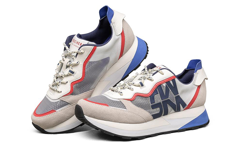 Skechers Heydayz Low top Training Running Shoes Women’s White Blue Pink