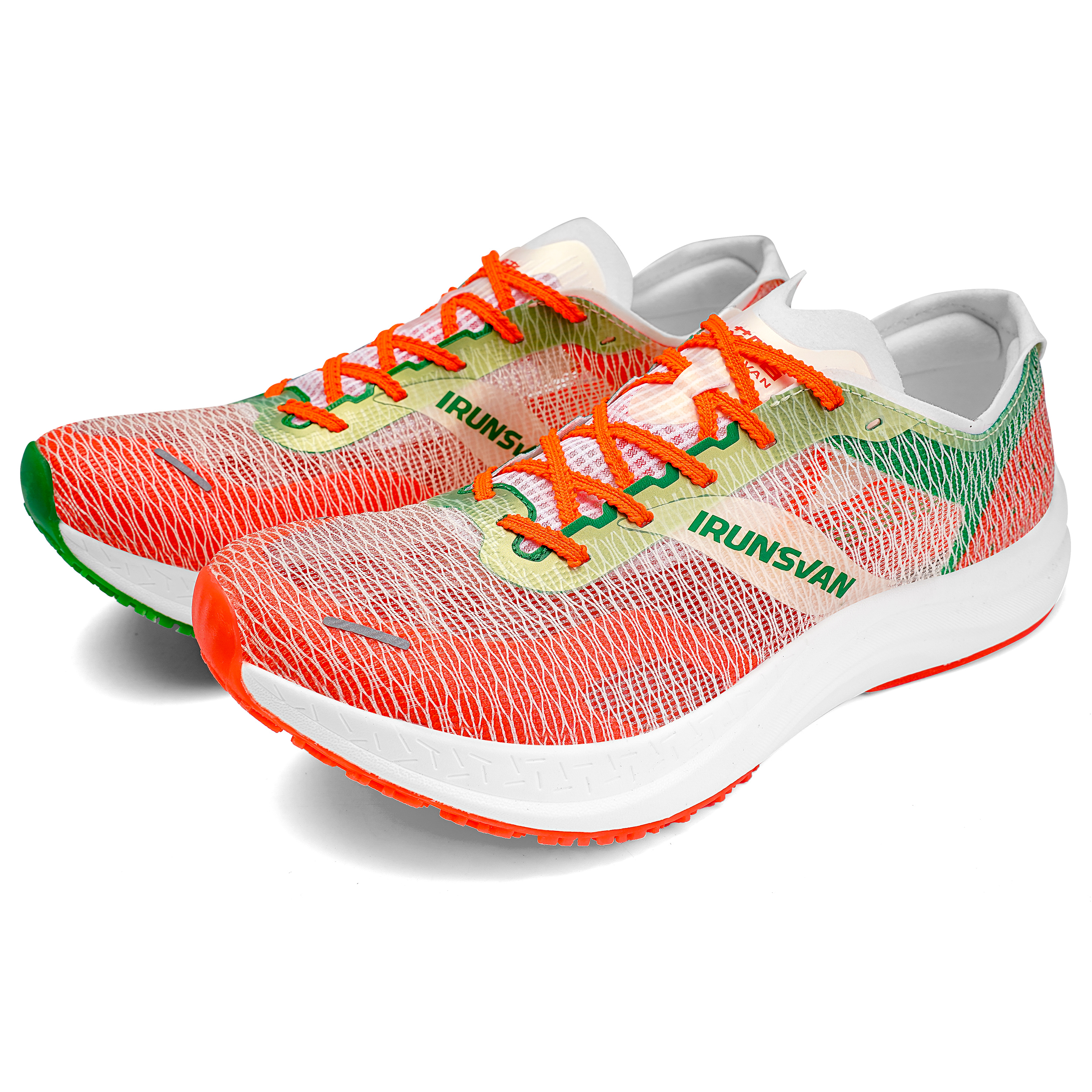 IRUNSVAN Running Shoes Unisex Mismatched Color Strawberry