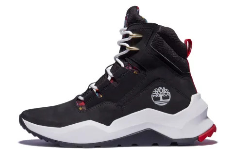 Timberland Madbury Side Zip Sneaker Boots 'Black Nubuck' Women's