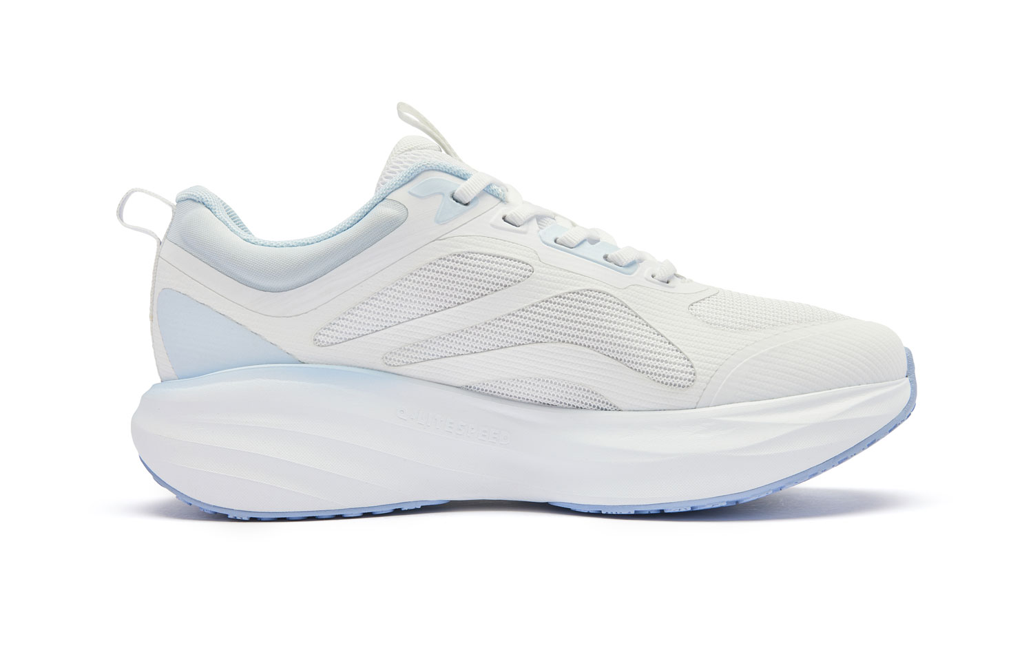 QIAODAN Abrasion Resistant Breathable Low top Casual Running Shoes Women’s White Blue
