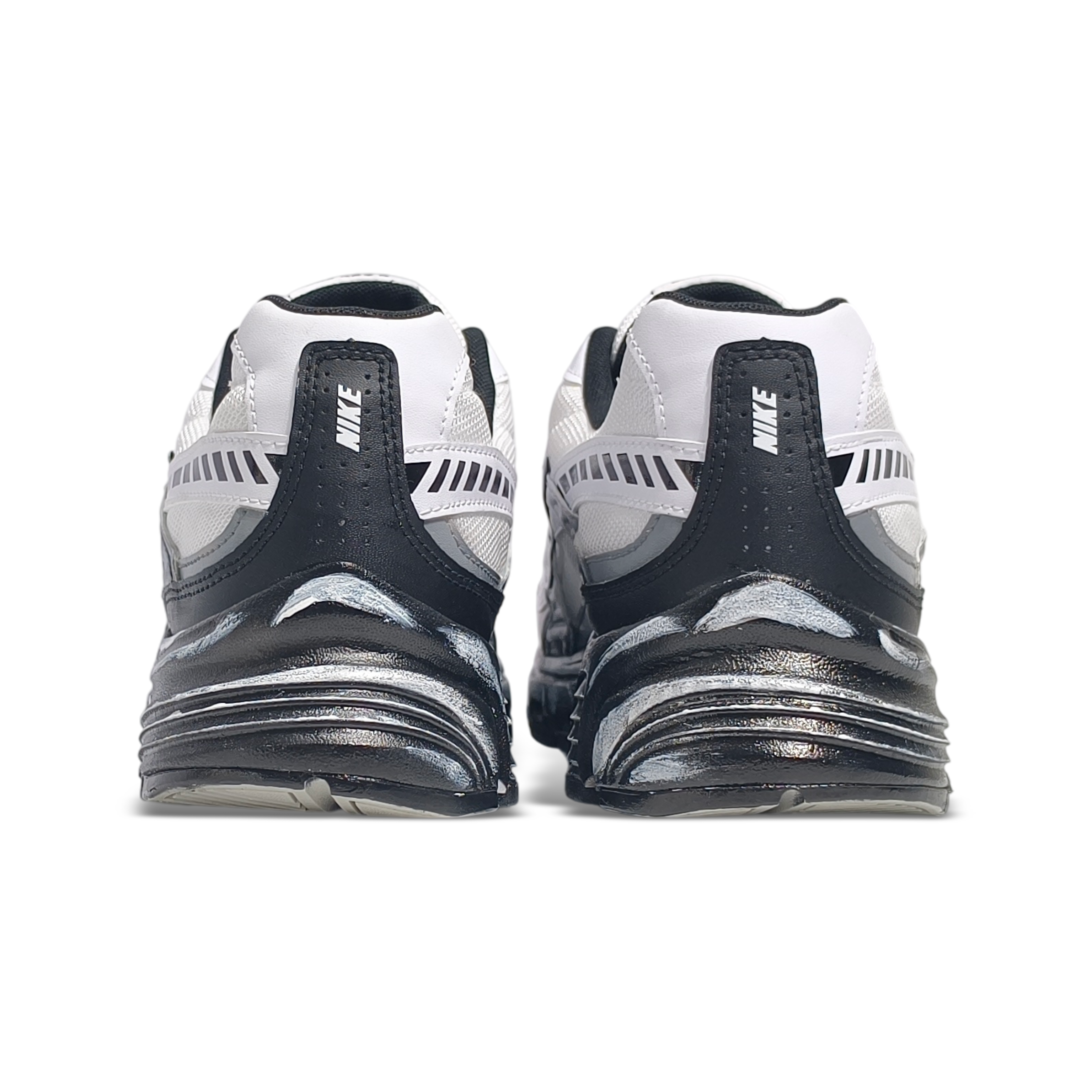 Nike Initiator Wear resistant And Lightweight Low top Running Shoes Unisex Black White