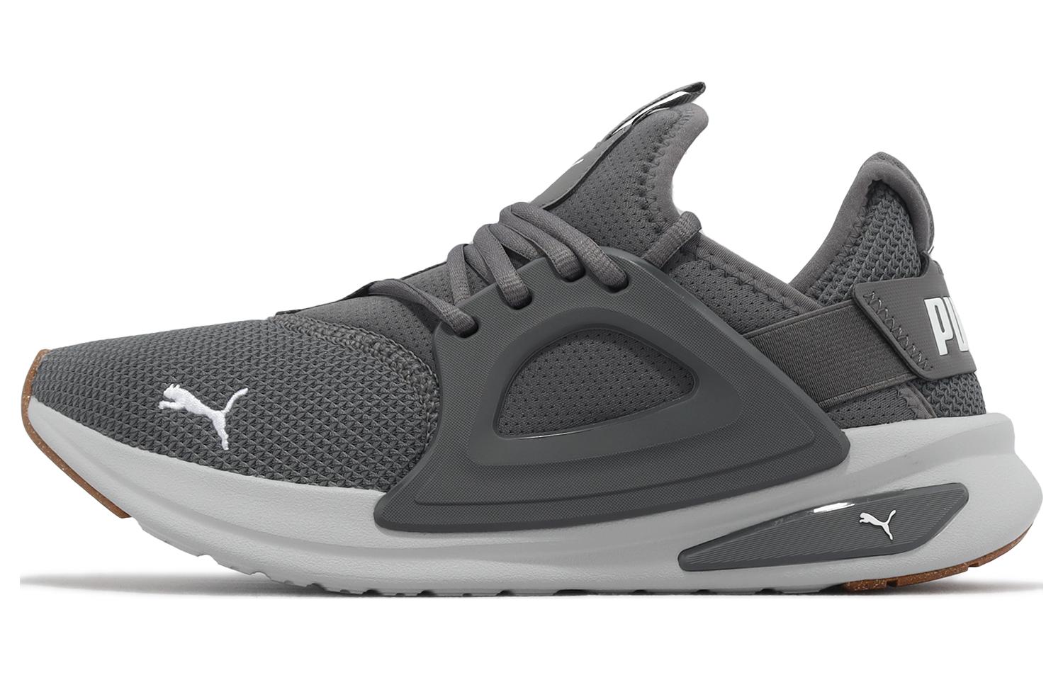 PUMA Softride Slip Resistant Low top Running Shoes Men's Gray
