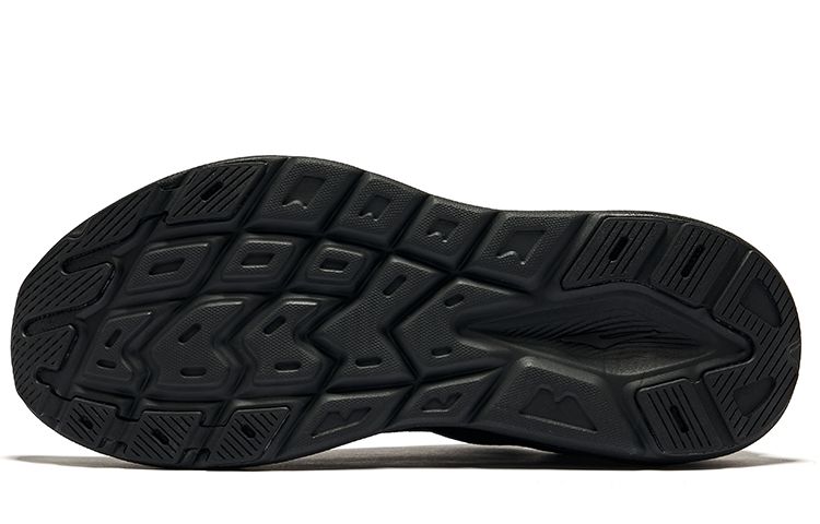 Erke Chiye Lightweight Cushioning Low top Running Shoes Men’s Jet Black Carbon Gray