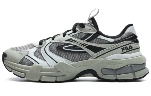 FILA DECODER Retro Sports Textile, Synthetic Leather Low top Casual Running Shoes Men's Gray Black