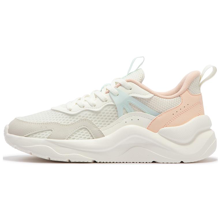 361° Comfortable Cushioning Slip Resistant Low top Running Shoes Women’s White Pink